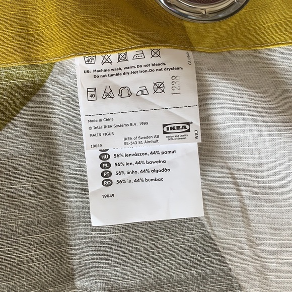 IKEA Malin Figur Curtains (2pc) - Picture 4 of 5